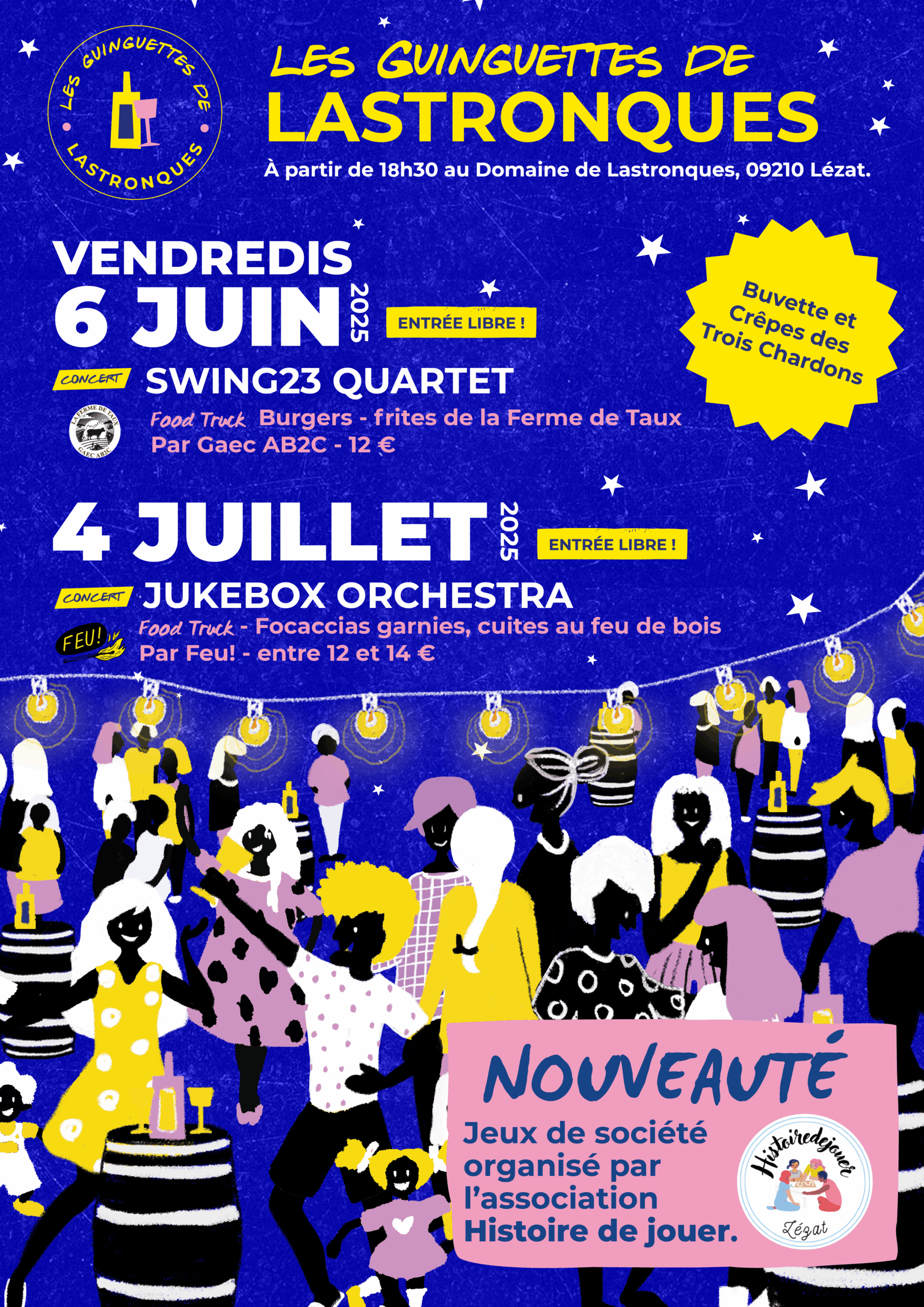 Guinguettes - Lastronques Guinguettes - Lastronques