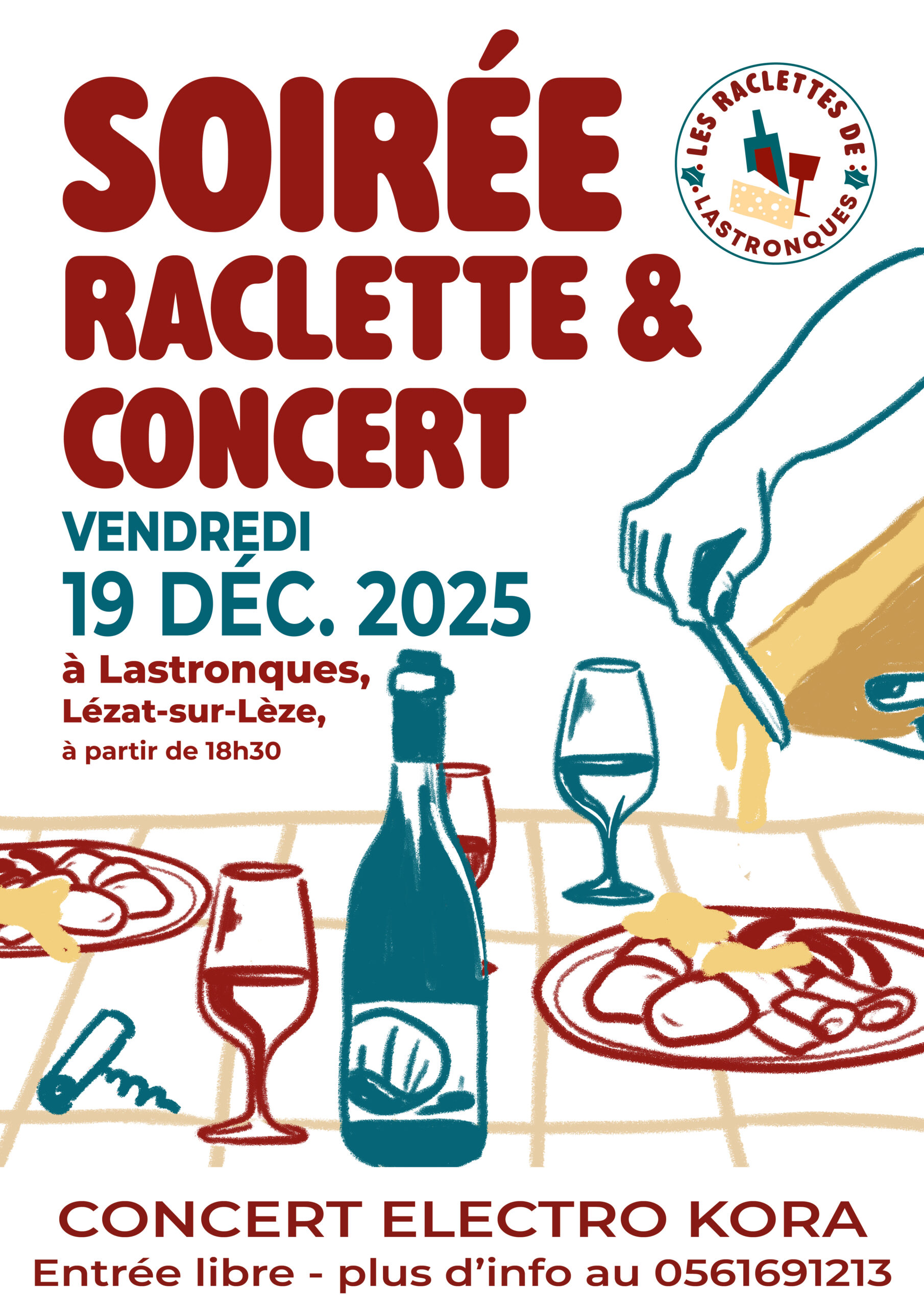 Les raclettes de Lastronques